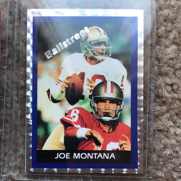 1991 BALLSTREET JOE MONTANA RARE PROMO CARDS - Picture 5 of 11